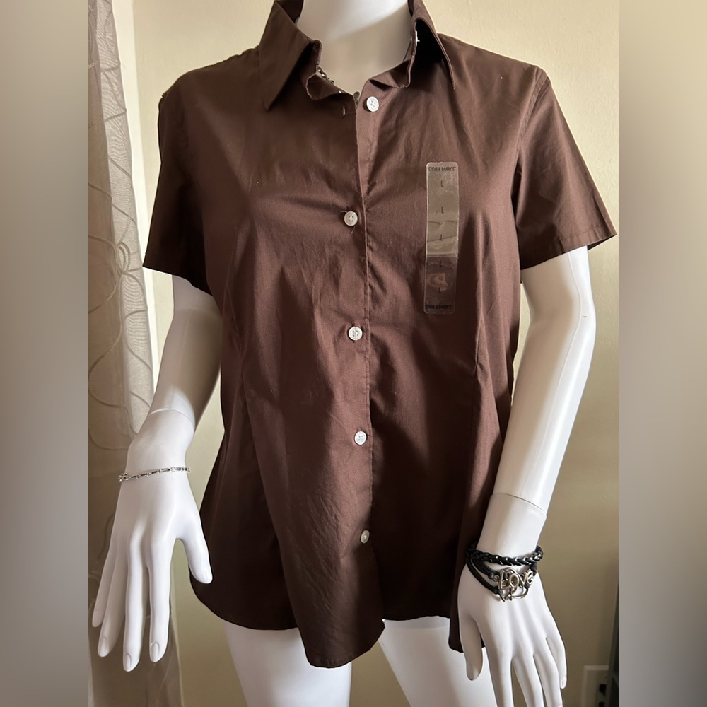 Steve and Barry’s brown button down